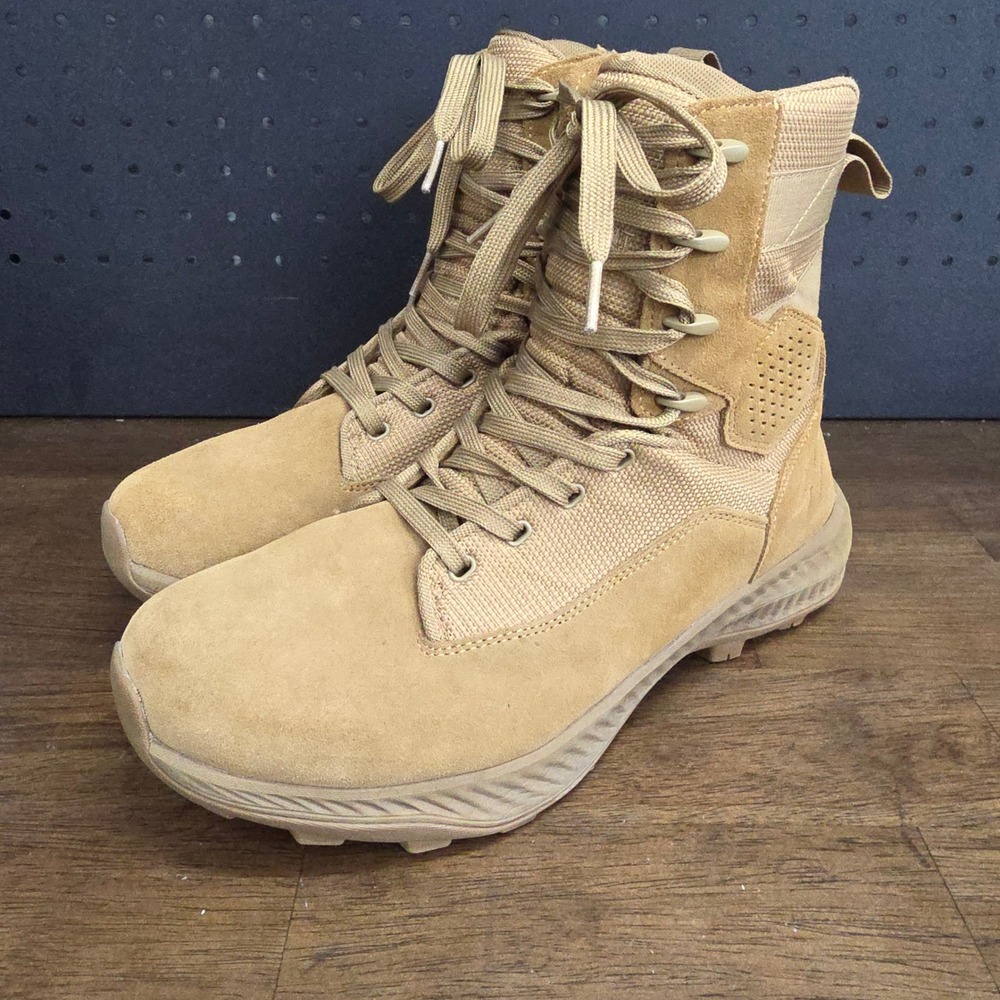 Garmont T8 Anthem Tactical Boots Mens 10.5 Tan Suede Coyote Military